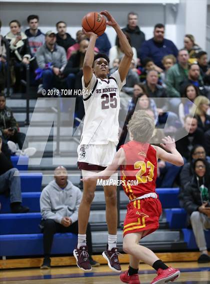 Thumbnail 1 in Calvert Hall vs St Benedict's Prep (Hearts 2 Hands Invitational) photogallery.