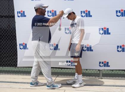 Thumbnail 3 in UIL 6A Tennis Boys and Mixed Doubles Finals (Medals) photogallery.
