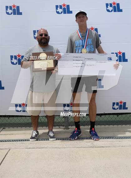 Thumbnail 1 in UIL 6A Tennis Boys and Mixed Doubles Finals (Medals) photogallery.