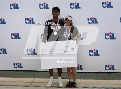 Thumbnail 2 in UIL 6A Tennis Boys and Mixed Doubles Finals (Medals) photogallery.