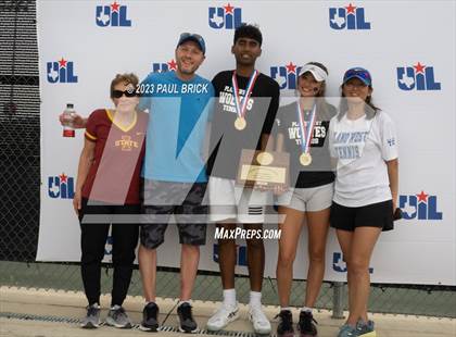 Thumbnail 1 in UIL 6A Tennis Boys and Mixed Doubles Finals (Medals) photogallery.