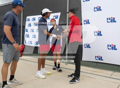 Thumbnail 2 in UIL 6A Tennis Boys and Mixed Doubles Finals (Medals) photogallery.