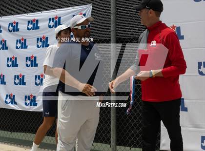 Thumbnail 2 in UIL 6A Tennis Boys and Mixed Doubles Finals (Medals) photogallery.
