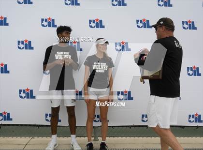 Thumbnail 1 in UIL 6A Tennis Boys and Mixed Doubles Finals (Medals) photogallery.