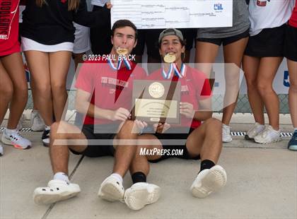 Thumbnail 3 in UIL 6A Tennis Boys and Mixed Doubles Finals (Medals) photogallery.