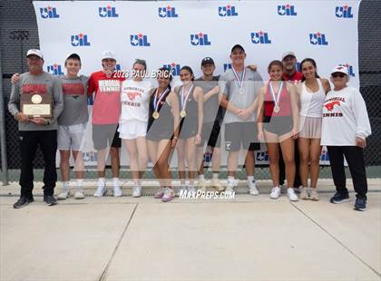 Thumbnail 2 in UIL 6A Tennis Boys and Mixed Doubles Finals (Medals) photogallery.