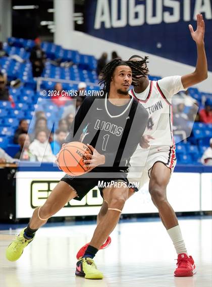 Thumbnail 1 in Augusta Christian vs Grovetown (100 Black Men of Augusta Thanksgiving Classic) photogallery.