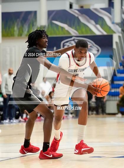 Thumbnail 3 in Augusta Christian vs Grovetown (100 Black Men of Augusta Thanksgiving Classic) photogallery.