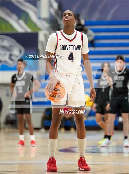 Thumbnail 1 in Augusta Christian vs Grovetown (100 Black Men of Augusta Thanksgiving Classic) photogallery.