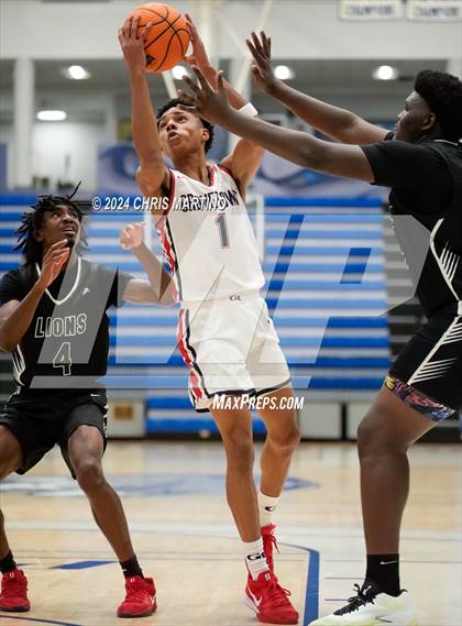 Thumbnail 1 in Augusta Christian vs Grovetown (100 Black Men of Augusta Thanksgiving Classic) photogallery.