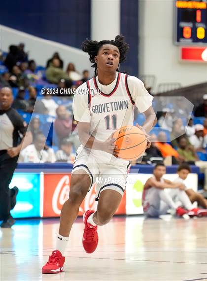 Thumbnail 1 in Augusta Christian vs Grovetown (100 Black Men of Augusta Thanksgiving Classic) photogallery.