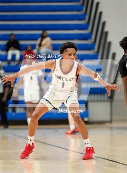 Thumbnail 3 in Augusta Christian vs Grovetown (100 Black Men of Augusta Thanksgiving Classic) photogallery.