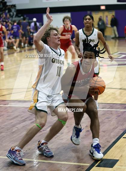 Thumbnail 1 in Cardinal Gibbons vs Charlotte Catholic (at Ardrey Kell) photogallery.