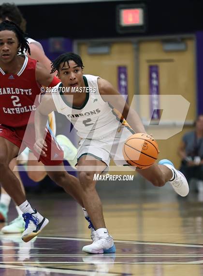 Thumbnail 1 in Cardinal Gibbons vs Charlotte Catholic (at Ardrey Kell) photogallery.