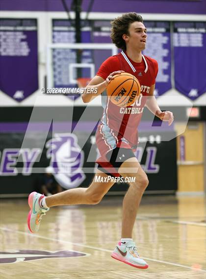 Thumbnail 3 in Cardinal Gibbons vs Charlotte Catholic (at Ardrey Kell) photogallery.
