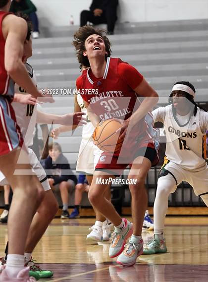 Thumbnail 3 in Cardinal Gibbons vs Charlotte Catholic (at Ardrey Kell) photogallery.