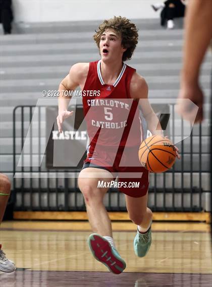 Thumbnail 1 in Cardinal Gibbons vs Charlotte Catholic (at Ardrey Kell) photogallery.
