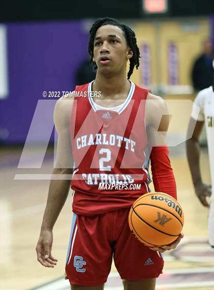Thumbnail 3 in Cardinal Gibbons vs Charlotte Catholic (at Ardrey Kell) photogallery.
