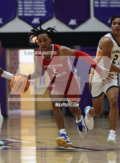 Thumbnail 1 in Cardinal Gibbons vs Charlotte Catholic (at Ardrey Kell) photogallery.