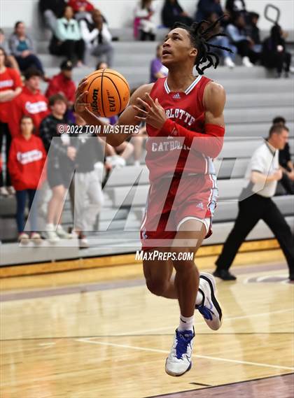 Thumbnail 3 in Cardinal Gibbons vs Charlotte Catholic (at Ardrey Kell) photogallery.