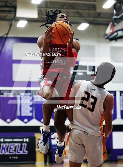 Thumbnail 1 in Cardinal Gibbons vs Charlotte Catholic (at Ardrey Kell) photogallery.