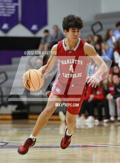 Thumbnail 2 in Cardinal Gibbons vs Charlotte Catholic (at Ardrey Kell) photogallery.