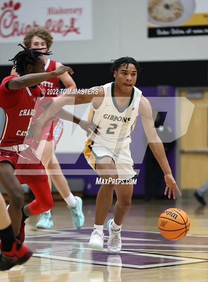 Thumbnail 2 in Cardinal Gibbons vs Charlotte Catholic (at Ardrey Kell) photogallery.