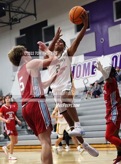 Thumbnail 1 in Cardinal Gibbons vs Charlotte Catholic (at Ardrey Kell) photogallery.