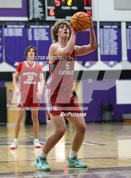Thumbnail 1 in Cardinal Gibbons vs Charlotte Catholic (at Ardrey Kell) photogallery.