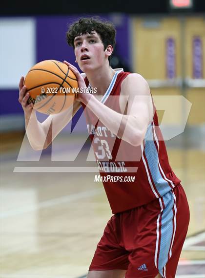 Thumbnail 2 in Cardinal Gibbons vs Charlotte Catholic (at Ardrey Kell) photogallery.