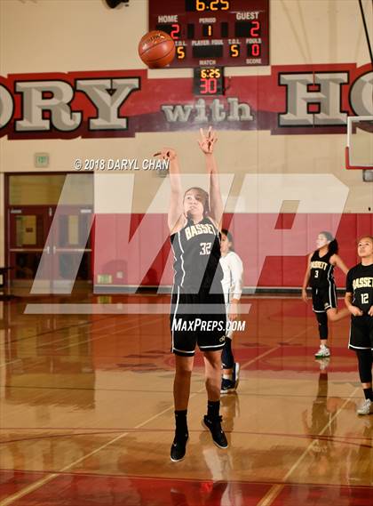 Thumbnail 2 in Bassett vs St. Paul (Mark Keppel Tournament) photogallery.