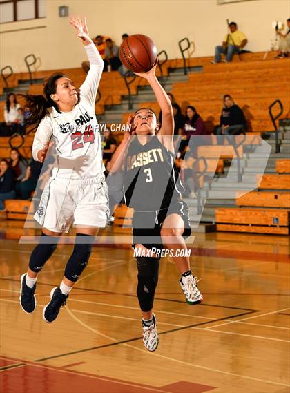 Thumbnail 1 in Bassett vs St. Paul (Mark Keppel Tournament) photogallery.