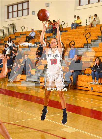 Thumbnail 2 in Bassett vs St. Paul (Mark Keppel Tournament) photogallery.