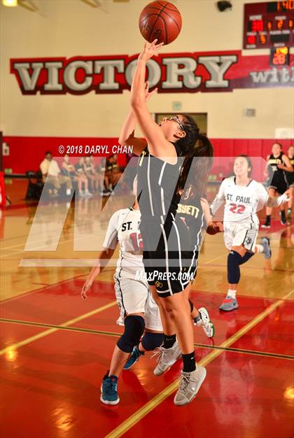 Thumbnail 1 in Bassett vs St. Paul (Mark Keppel Tournament) photogallery.