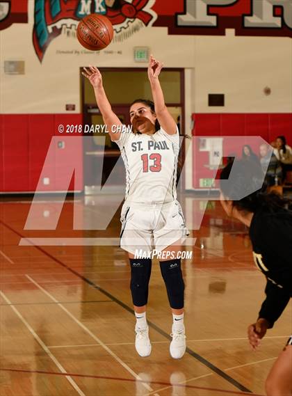 Thumbnail 2 in Bassett vs St. Paul (Mark Keppel Tournament) photogallery.