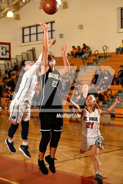 Thumbnail 1 in Bassett vs St. Paul (Mark Keppel Tournament) photogallery.
