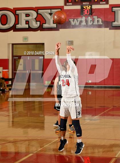 Thumbnail 1 in Bassett vs St. Paul (Mark Keppel Tournament) photogallery.