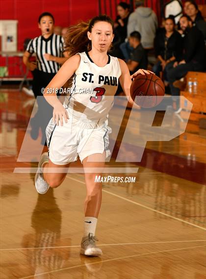 Thumbnail 3 in Bassett vs St. Paul (Mark Keppel Tournament) photogallery.