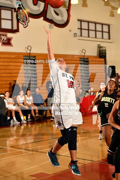 Thumbnail 1 in Bassett vs St. Paul (Mark Keppel Tournament) photogallery.