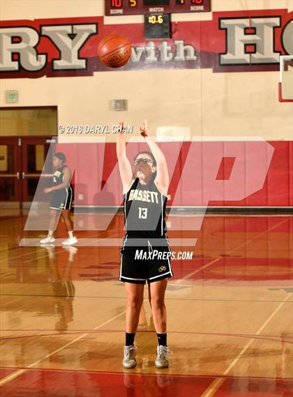 Thumbnail 1 in Bassett vs St. Paul (Mark Keppel Tournament) photogallery.