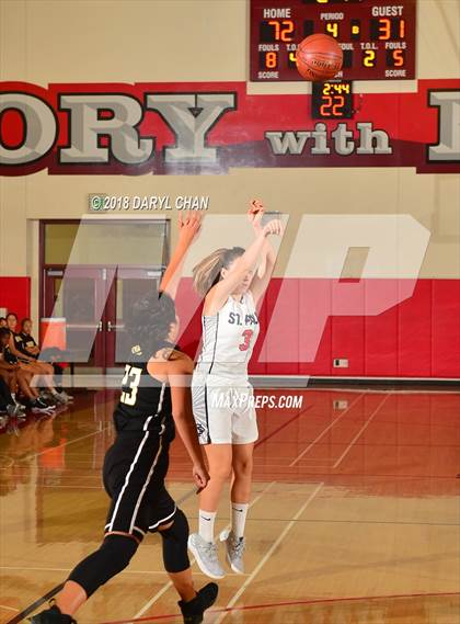 Thumbnail 3 in Bassett vs St. Paul (Mark Keppel Tournament) photogallery.