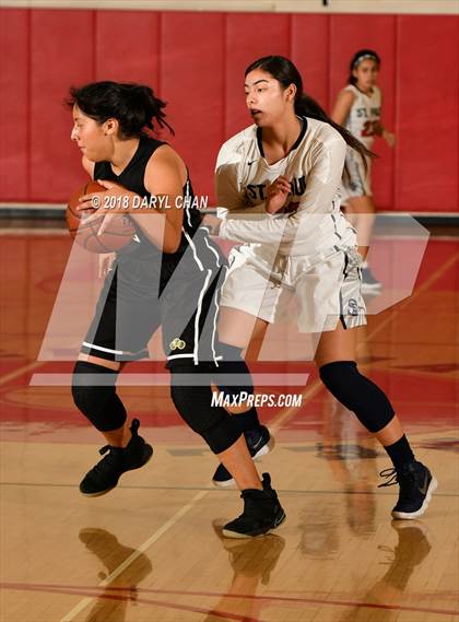 Thumbnail 3 in Bassett vs St. Paul (Mark Keppel Tournament) photogallery.