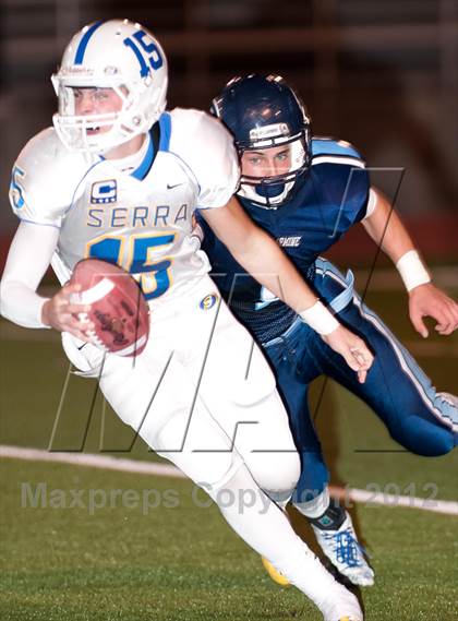Thumbnail 1 in Serra vs. Bellarmine (CIF CCS Open Division Semifinals) photogallery.