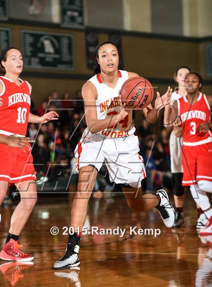 Thumbnail 2 in Incarnate Word Academy vs Kirkwood  (St. Joseph's Academy Shootout) photogallery.