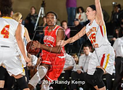 Thumbnail 1 in Incarnate Word Academy vs Kirkwood  (St. Joseph's Academy Shootout) photogallery.