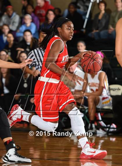 Thumbnail 3 in Incarnate Word Academy vs Kirkwood  (St. Joseph's Academy Shootout) photogallery.