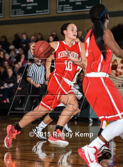 Thumbnail 1 in Incarnate Word Academy vs Kirkwood  (St. Joseph's Academy Shootout) photogallery.
