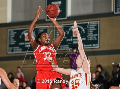 Thumbnail 2 in Incarnate Word Academy vs Kirkwood  (St. Joseph's Academy Shootout) photogallery.