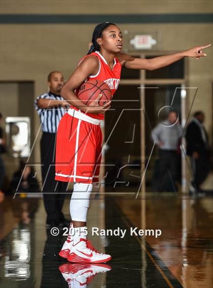 Thumbnail 3 in Incarnate Word Academy vs Kirkwood  (St. Joseph's Academy Shootout) photogallery.