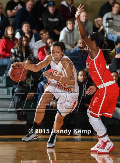 Thumbnail 2 in Incarnate Word Academy vs Kirkwood  (St. Joseph's Academy Shootout) photogallery.